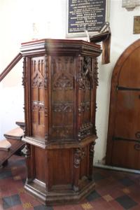 John Wycliffe pulpit, St marys Lutterworth